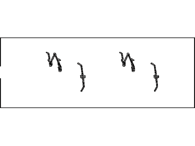 Toyota 04947-60140 Fitting Kit, Disc Brake, Front