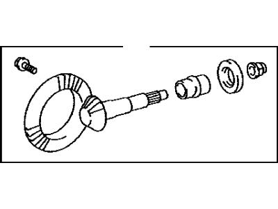 Toyota 41201-80794 Final Gear Kit, Differential