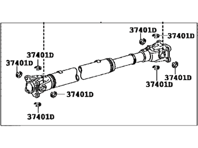 Toyota Land Cruiser Drive Shaft - 37140-60590