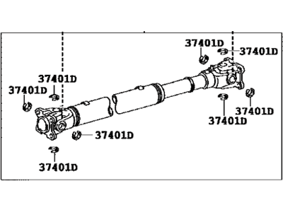 2017 Toyota Land Cruiser Drive Shaft - 37140-60630