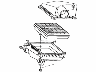 2020 Toyota Land Cruiser Air Filter Box - 17700-38182