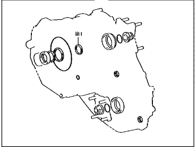 Toyota 04362-60871 Gasket Kit, Transfer