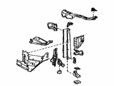 2015 Toyota Land Cruiser Radiator Support - 53203-60270