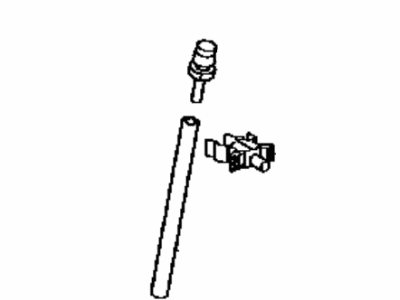 Toyota 41507-60170 Tube, Front Differential Lock Actuator Breather