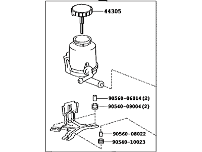 Toyota 44360-60291 Reservoir Assembly, Oil