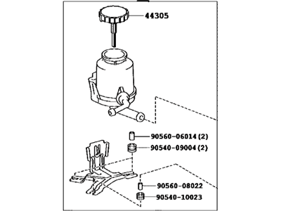 Toyota Power Steering Reservoir - 44360-60291