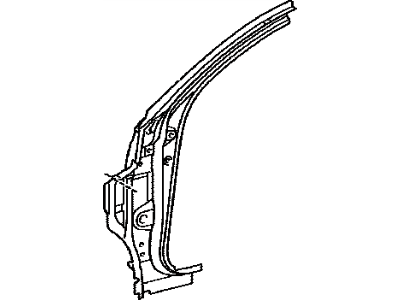 Toyota 61131-60240 Pillar, Front Body, Outer RH