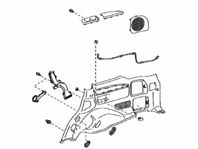 Toyota 62510-60F20-C0 Panel Assembly, Quarter