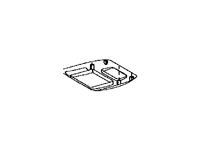 Toyota 63652-60040-E0 Cover, Roof Console