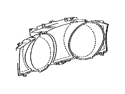 Toyota 83821-60G50 Cover, Combination Meter