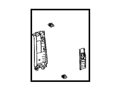 Toyota 62420-60120-E0 Garnish, Center Pillar, LH