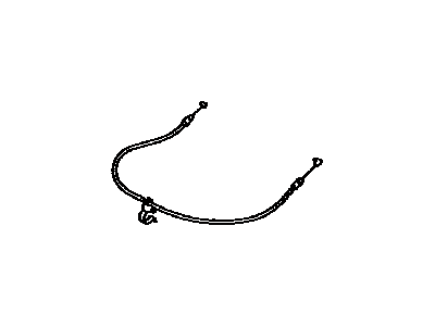 Toyota 72580-60010 Cable Assy, Reclining Adjusting, LH