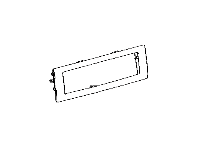 Toyota 55944-60011-E4 Plate, Heater CONTRO