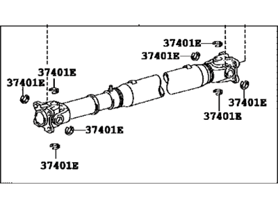 Toyota 37110-60A70 Propelle Shaft Assembly
