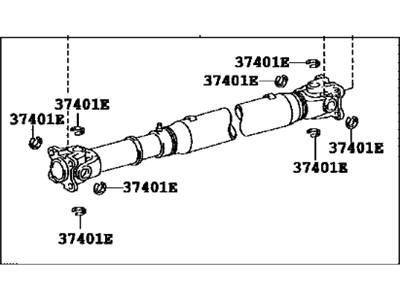 Toyota 37110-60C20 Propelle Shaft Assembly