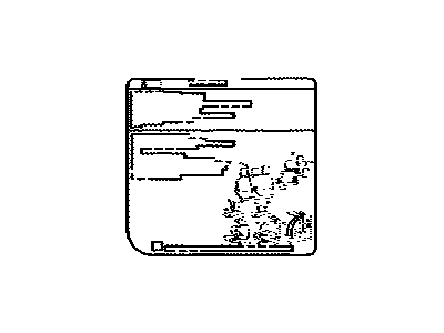 Toyota 74544-60180 Label, Rear Seat Information