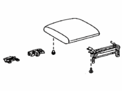 Toyota 58905-60590-A7 Door Sub-Assembly, Console Compartment