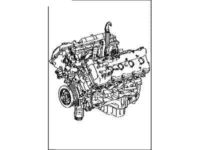 Toyota 19000-38281 Engine Assembly, Partial