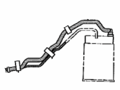 Toyota 77404-60050 Hose Sub-Assembly, Fuel