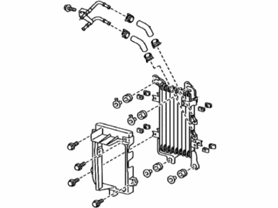 Toyota Land Cruiser Oil Cooler - 32920-60190