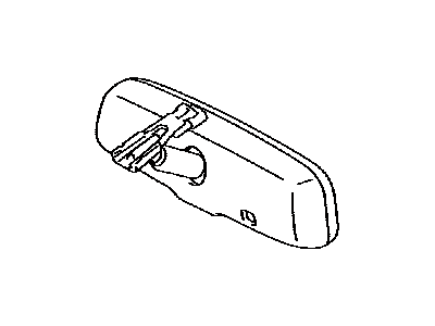Toyota 87810-0W150 Inner Rear View Mirror Assembly
