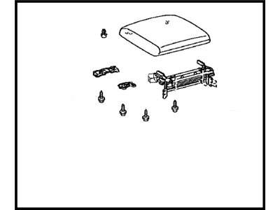 Toyota 58905-60550-C2 Door Sub-Assembly, Console Compartment