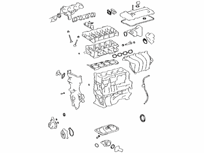 Toyota 04111-38143 Gasket Kit, Engine O