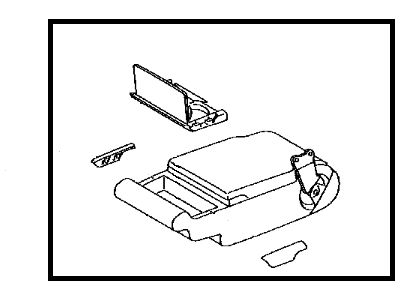 Toyota Land Cruiser Armrest - 72830-60300-B4
