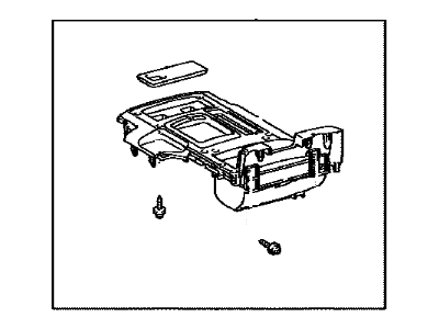 Toyota 58804-60G81-C2 Panel Sub-Assembly, Cons