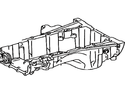 Toyota 12111-0S011 Pan, Oil, NO.1