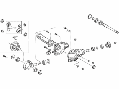 Toyota Land Cruiser Differential - 41110-60B81