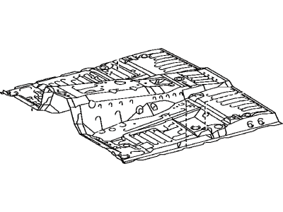 Toyota 58111-60A40 Pan, Front Floor