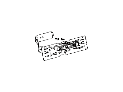 Toyota 55935-60310 Circuit, Center Cluster