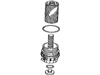 Toyota 15650-38010 Cap Assembly, Oil Filter W/ELEMEMT