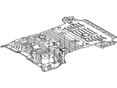 2021 Toyota Land Cruiser Floor Pan - 58311-60C60