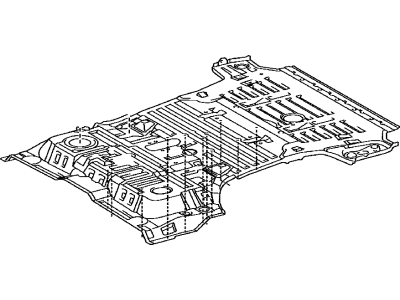 Toyota 58311-60830 Pan,Rear Floor