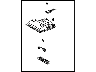 Toyota 81260-60750-B0 Lamp Assembly, Map