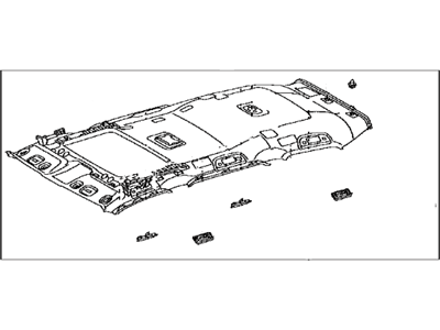 Toyota 63310-60G90-E0 Headlining Assy, Roof