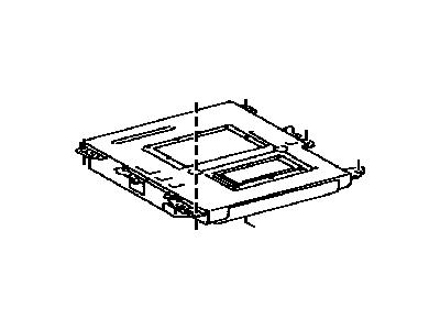 Toyota 86680-60120-E0 Display Assembly, TELEVI