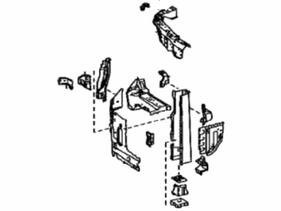 Toyota 53202-60200 Support Sub-Assy, Radiator, RH