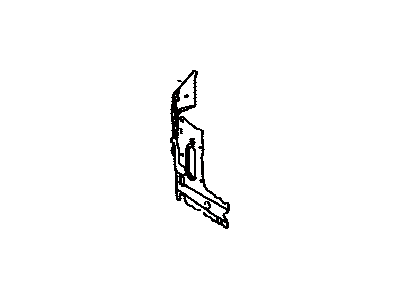 Toyota 53211-60230 Support, Radiator, RH