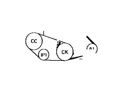 Toyota 90916-02141 Belt, V