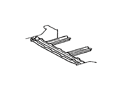 Toyota 57606-90K04 Member Sub-Assy, Rear Floor Cross