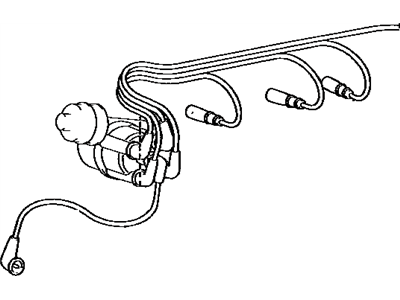 Toyota 90919-13081 Cord, Spark Plug RESISTIVE