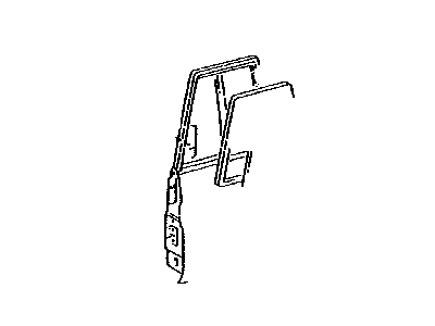 1987 Toyota Land Cruiser Weather Strip - 68291-90K00