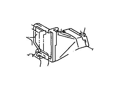 Toyota 87201-90K01 Duct Sub-Assembly, Air