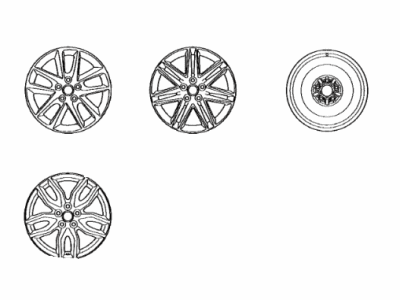 Toyota 42611-21270 Wheel, Disc