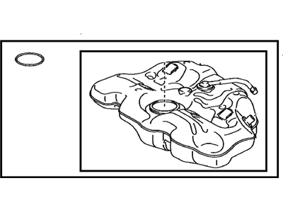 Toyota 77001-21140 Tank Sub-Assembly, Fuel