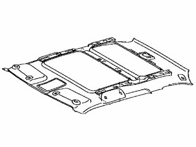 Toyota 63310-21250-B1 HEADLINING Assembly, Roof