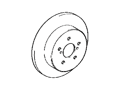 Toyota 42431-21020 Rear Disc